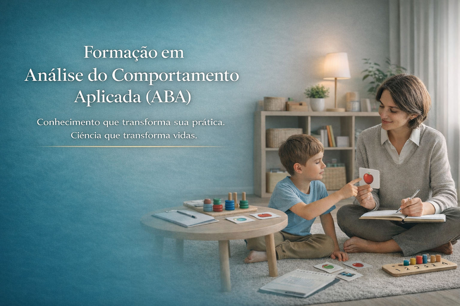 imagem Formação em Análise do Comportamento Aplicada (ABA) com aplicação prática supervisionada